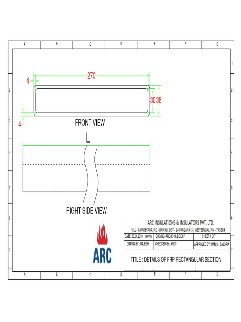FRP Rectangular Section Details | PDF