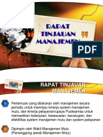 Rapat Tinjauan Manajemen