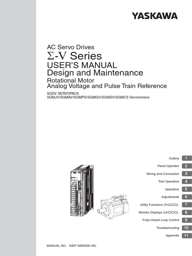 Yaskawa Sigma V 02 | PDF | Power Supply | Electronic Circuits