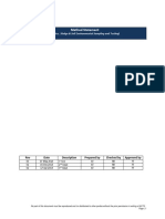 Environmental Sampling Method Statement