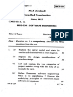 Mcs-034: Software Engineering