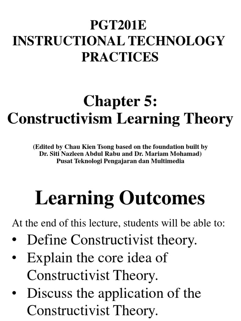 Constructivism in Learning Theory Explained | PDF | Constructivism ...