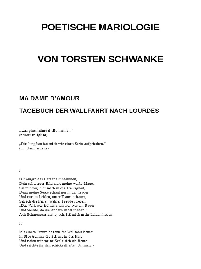 Poetische Mariologie Odt