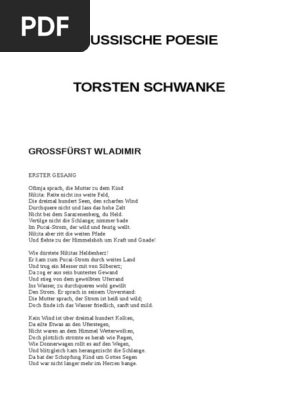 Russische Poesieodt