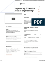 Master of Engineering (Chemical and Biomolecular Engineering) - The University of Sydney