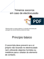 Primeiros Socorros em Caso de Electrocussao