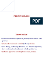 Losses in Pre Stress