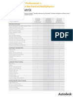 Autodesk Inventor Professional Simulation CFD Comparison Matrix