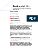 Heat Treatment of Steel