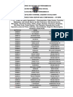 Lista de voluntários para servir nas companhias do 18o BPM