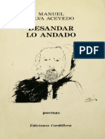 Poemario Desandar Lo Andado. Manuel Silva Acevedo PDF