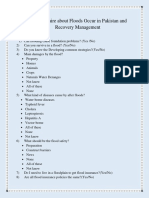 Assignment Flood Questionnaire by Rizwan & Farhan