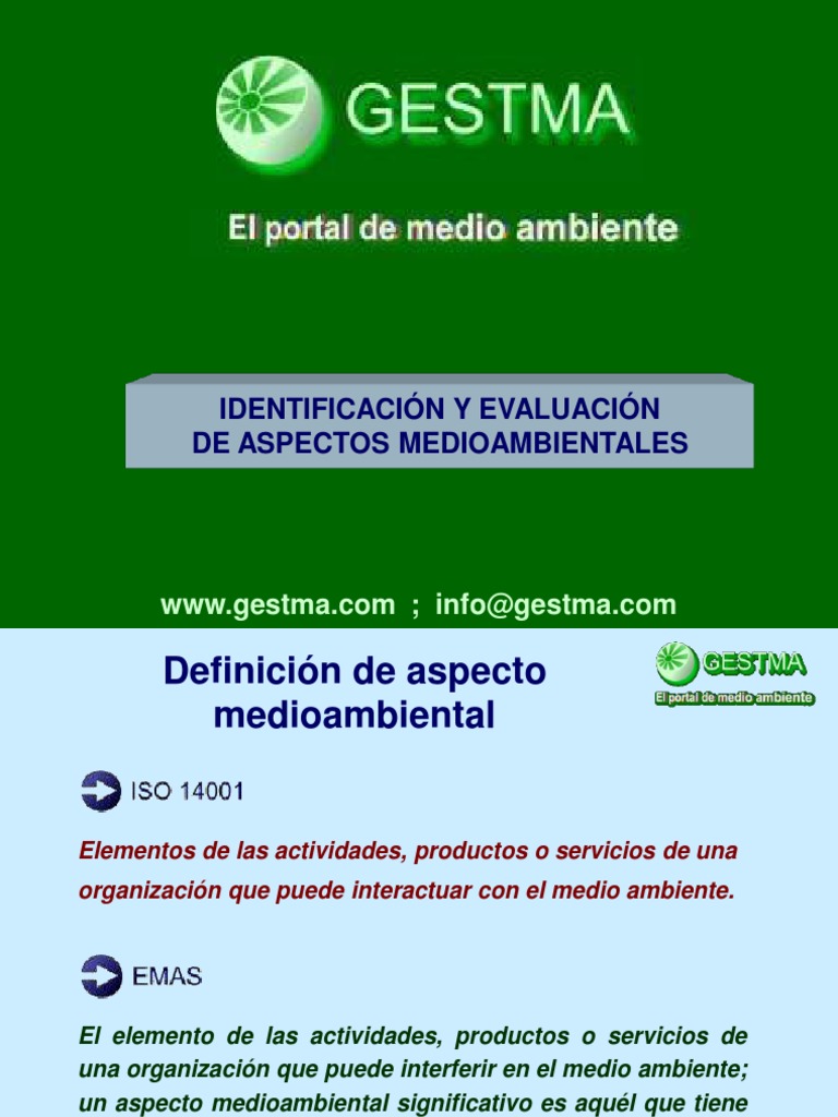 Aspectos Ambientales PDF | PDF | Ecología | Contaminación