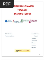 Consumer Behavior Towards Banking Sector