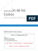 Gestión de Los Costos