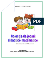 Colectie de Jocuri Didactice Matematice