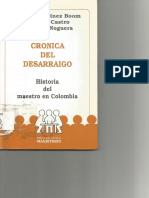 Cronicas Del Desarraigo Historias Del Maestro Colombiano Alberto Martinez Boom PDF