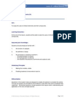 Lesson Plan: Lesson: D-Block Elements (IV)