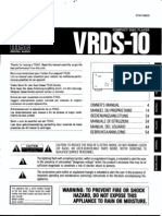 Teac Vrds 10 Mode D'emploi French