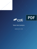 COTI Token Sale Summary