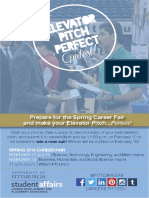 Elevator Pitch Perfect Flyer