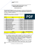 Convocação para escolha de vagas de Professor II em Mauá