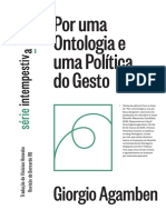 Por uma Ontologia do Gesto