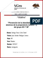 Prevencion de La Obesidad PDF