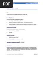 Lesson Plan: Lesson: Standard Cell Potential