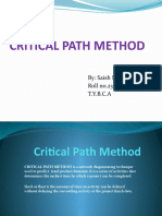 Critical Path Method