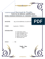 Universidad Nacional de Trujillo: Facultad de Ciencias Agropecuarias