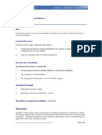 Lesson Plan: Lesson: Separation of Ideal Mixtures