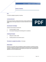 Lesson Plan: Lesson: Colligative Properties of Solutions