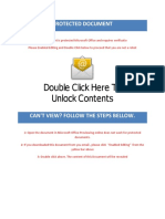 Double Click Here To Unlock Contents: Protected Document