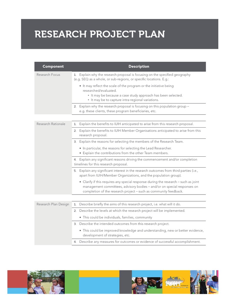 Research Project Plan: Component Description | Download Free PDF | Data ...