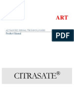 Citrasate: Product Manual