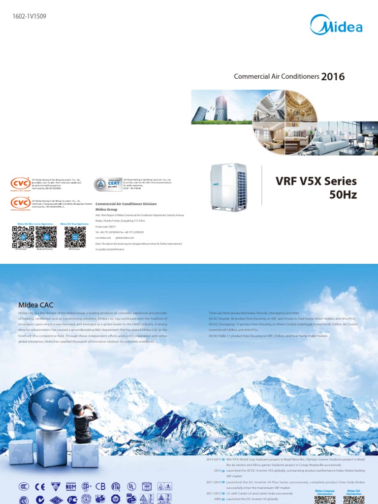 Midea V5X VRF System Overview | PDF | Hvac | Air Conditioning