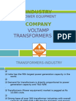 Industry Company: Voltamp Transformers LTD