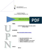 Comportamiento Del Acero Estructural