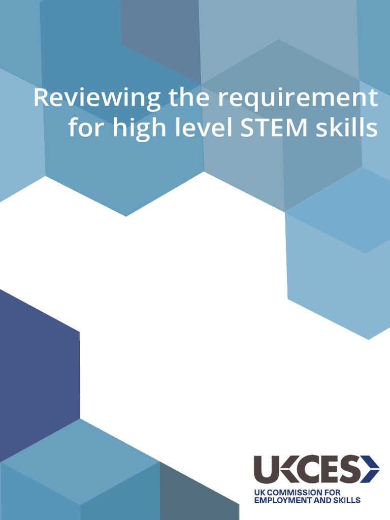 High Level STEM Skills Requirements in The UK Labour Market | PDF ...
