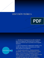 Presentación 13 (Discusión Teórica)