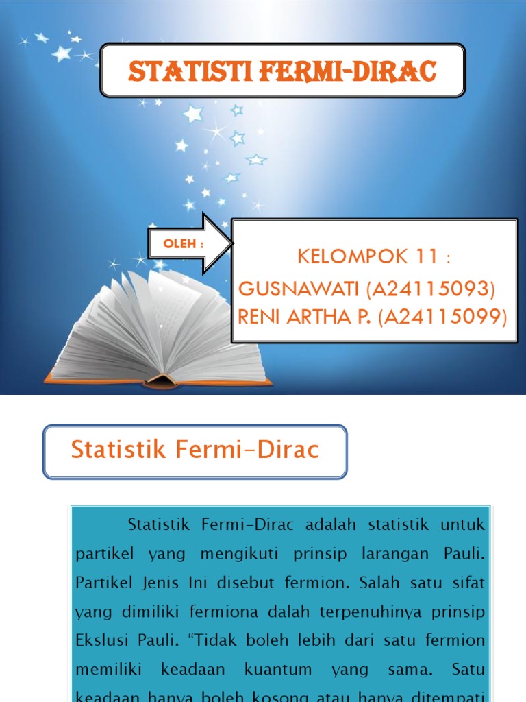 Fermi Dirac | PDF | Sains & Matematika