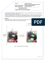 Object Detection and Recognition: Final Project Title