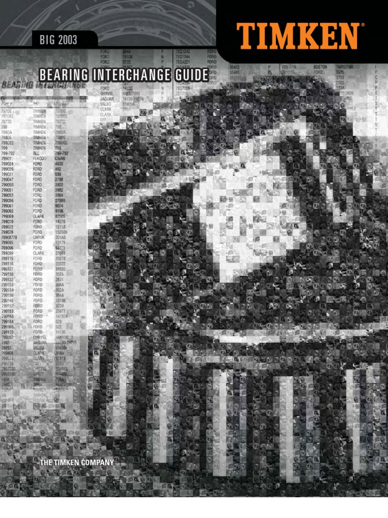 Bearing Interchange Guide 7536 PDF Wheeled Vehicles Vehicle Industry