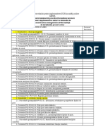 Lista Cu Numărul Minimal Al Procedurilor Pentru Implementarea SCIM in Unități Școlare