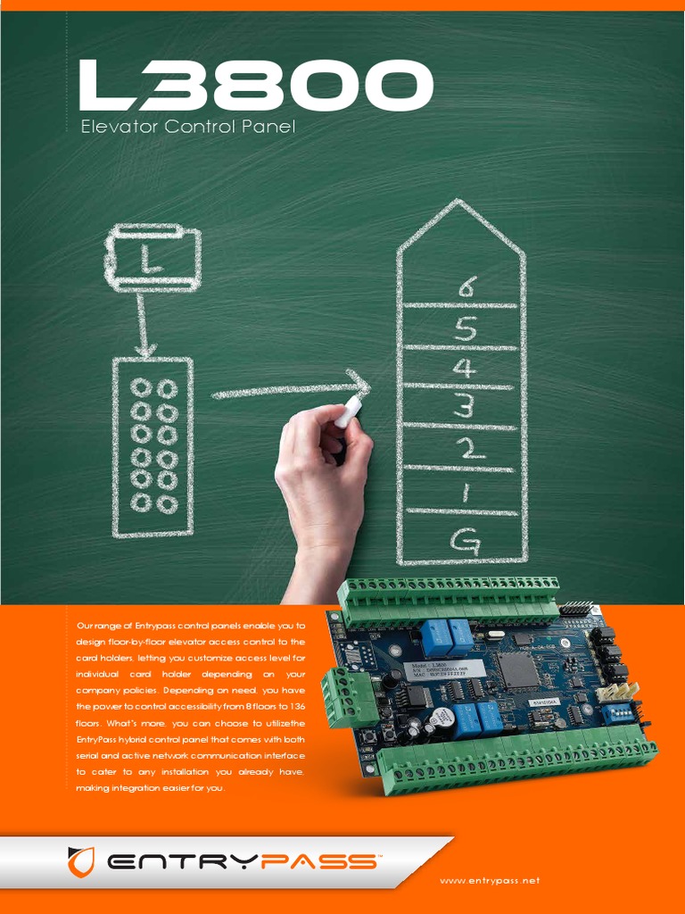 Elevator Control Pdf Access Control Office Equipment