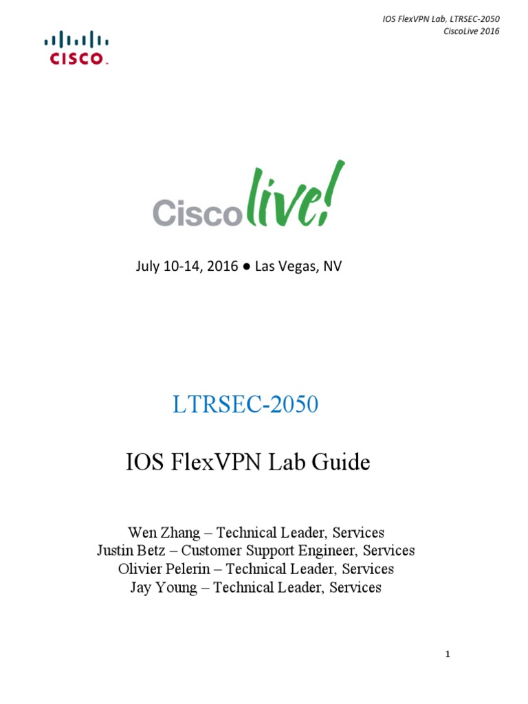 Cisco Flex VPN | PDF | Ip Address | Virtual Private Network