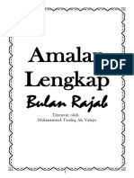 Amalan Lengkap Rajab