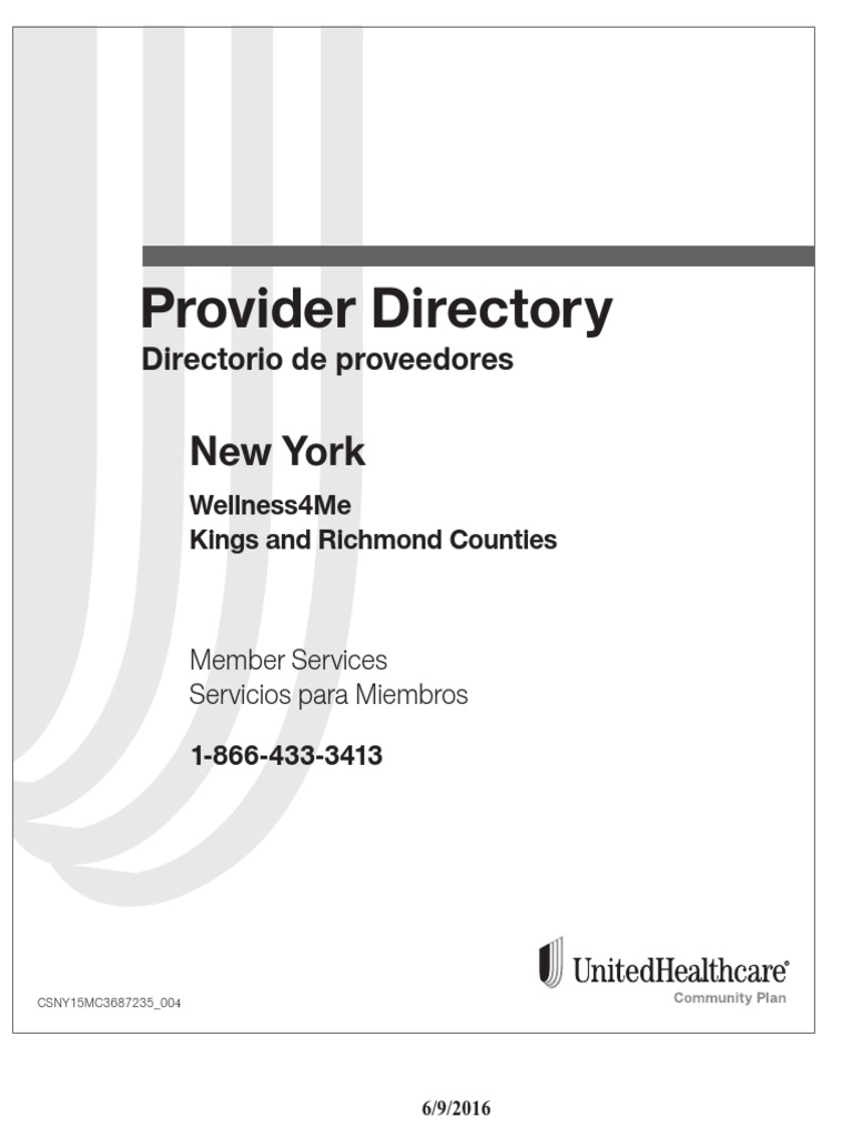 NY Wellness4Me Provider Directory Kings | PDF | Physician | Clinical  Medicine