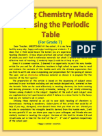 Teaching Chemistry Made Easy Using The Periodic Table